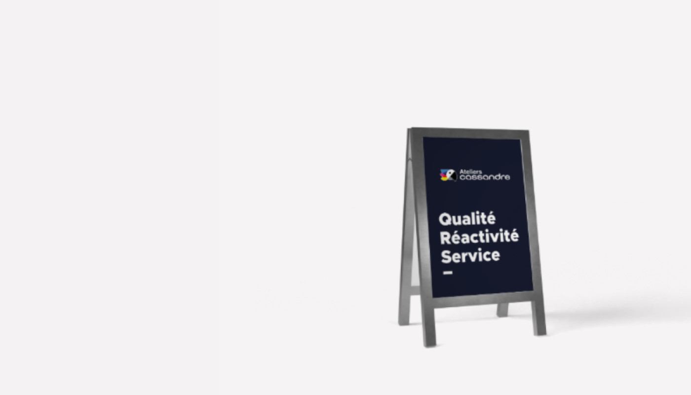 Quel atelier d’impression propose un service de stop trottoir personnalisé ?